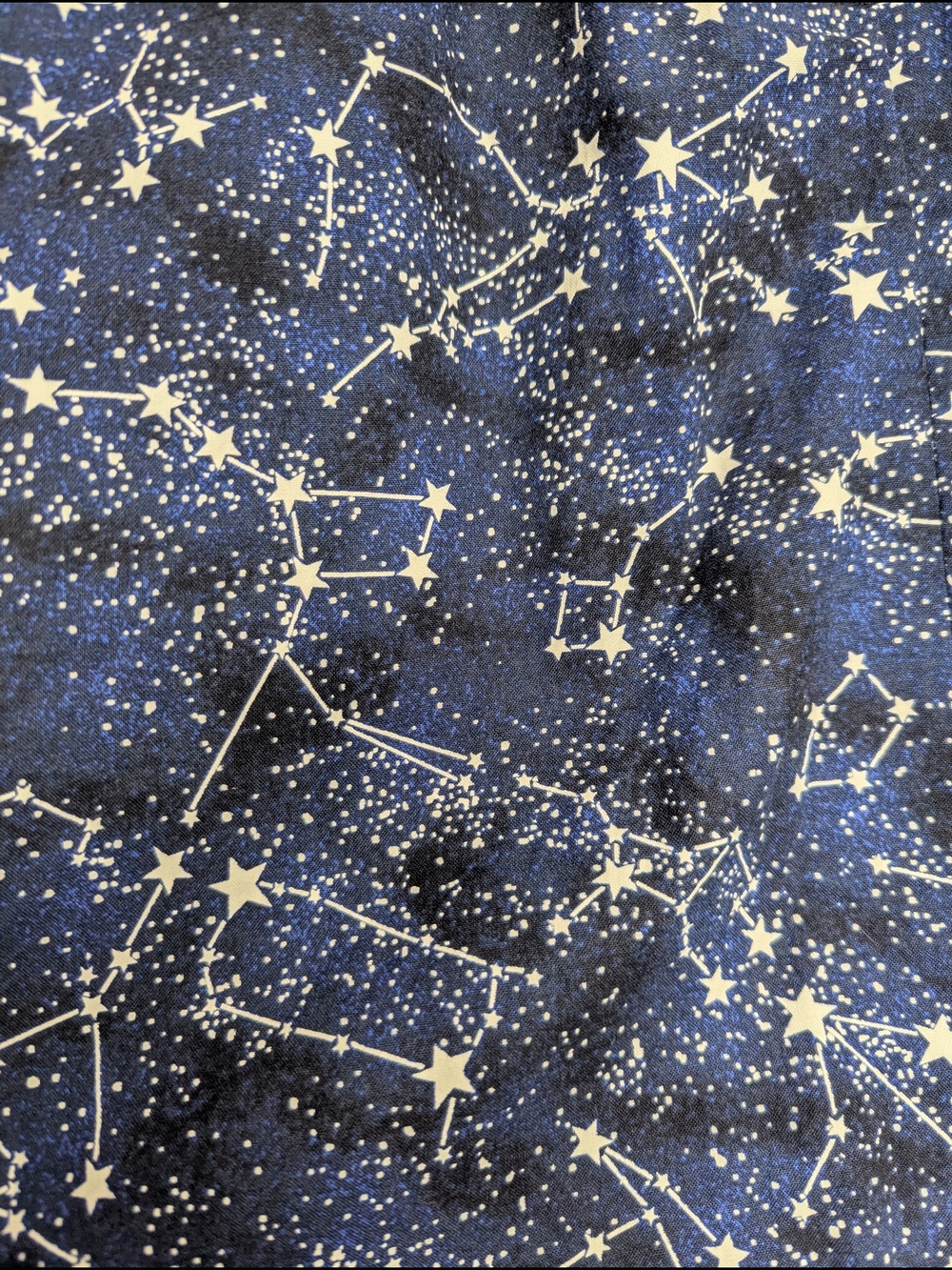 Cotton Navy Constellation Print Sleeveless Dress - Picture 6 of 6